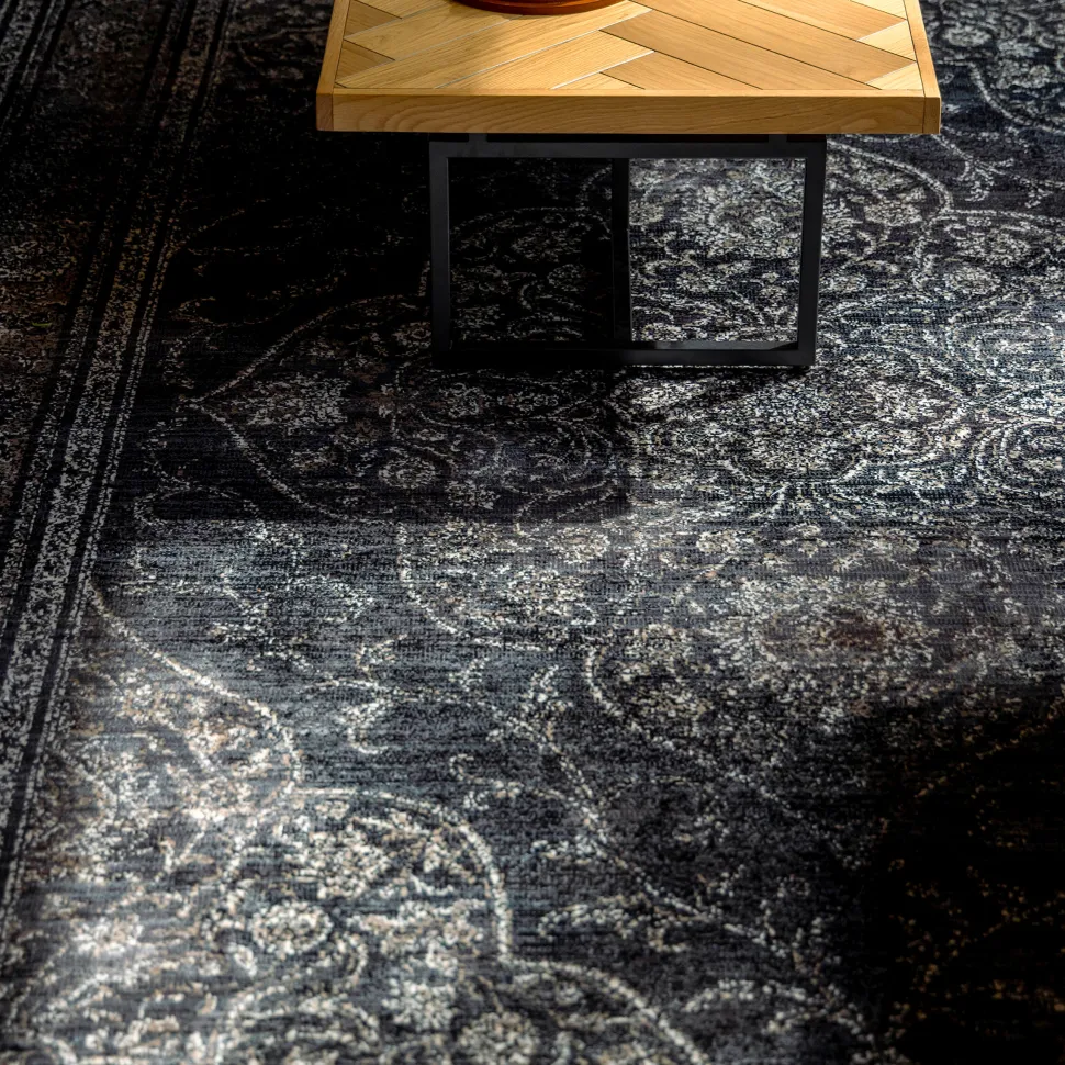 Vloerkleed Rugged kleur Dark