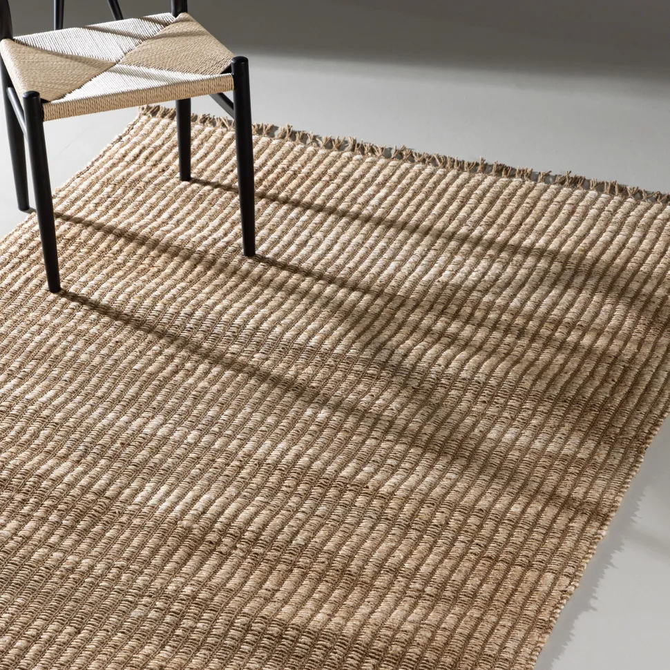 Vloerkleed Siddharth Jute, kleur Beige