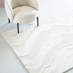 Vloerkleed Soil Wol, kleur Off White