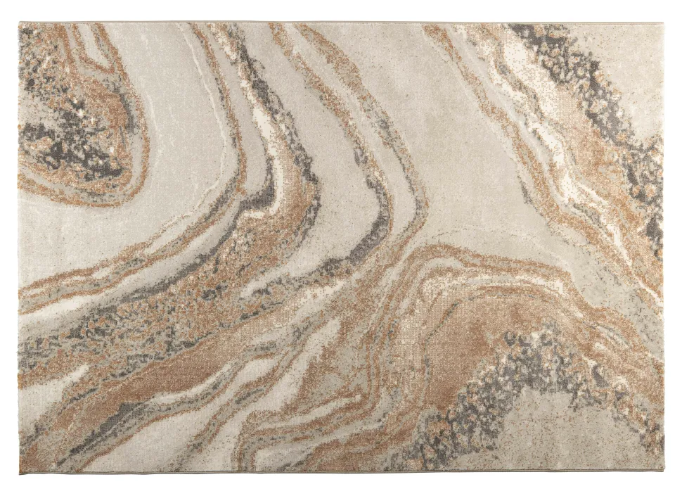 Vloerkleed Solar kleur Grijs/Bruin
