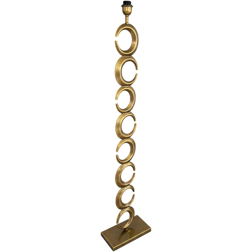 Vloerlamp Amina 145cm, Brass Antique