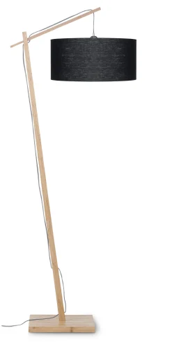 Vloerlamp Andes Naturel, Bamboe en Eco linnen