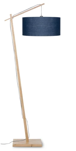 Vloerlamp Andes Naturel, Bamboe en Eco linnen