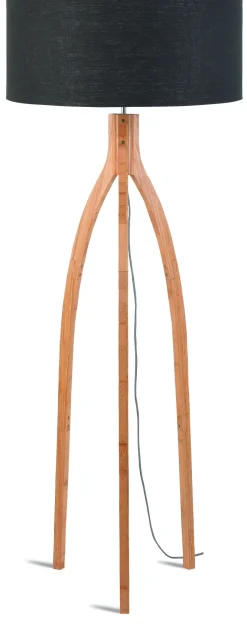 Vloerlamp Annapurna Bamboe en Eco linnen