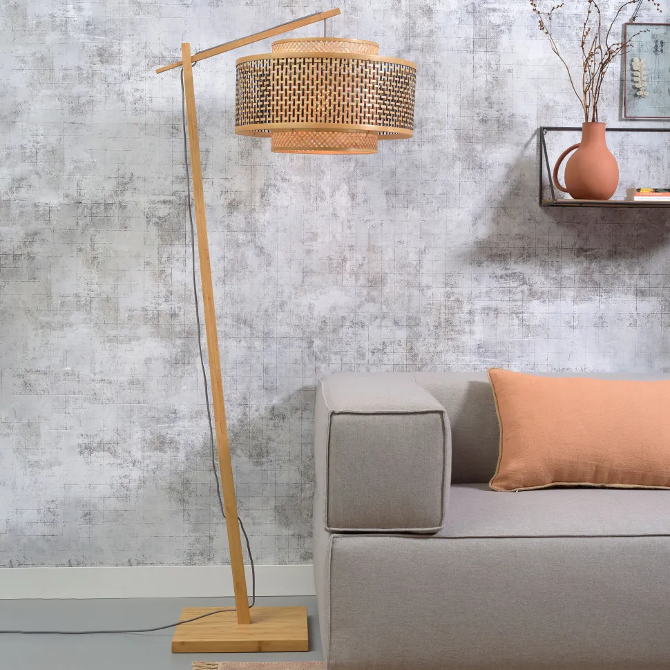 Vloerlamp Bhutan Large, Bamboe