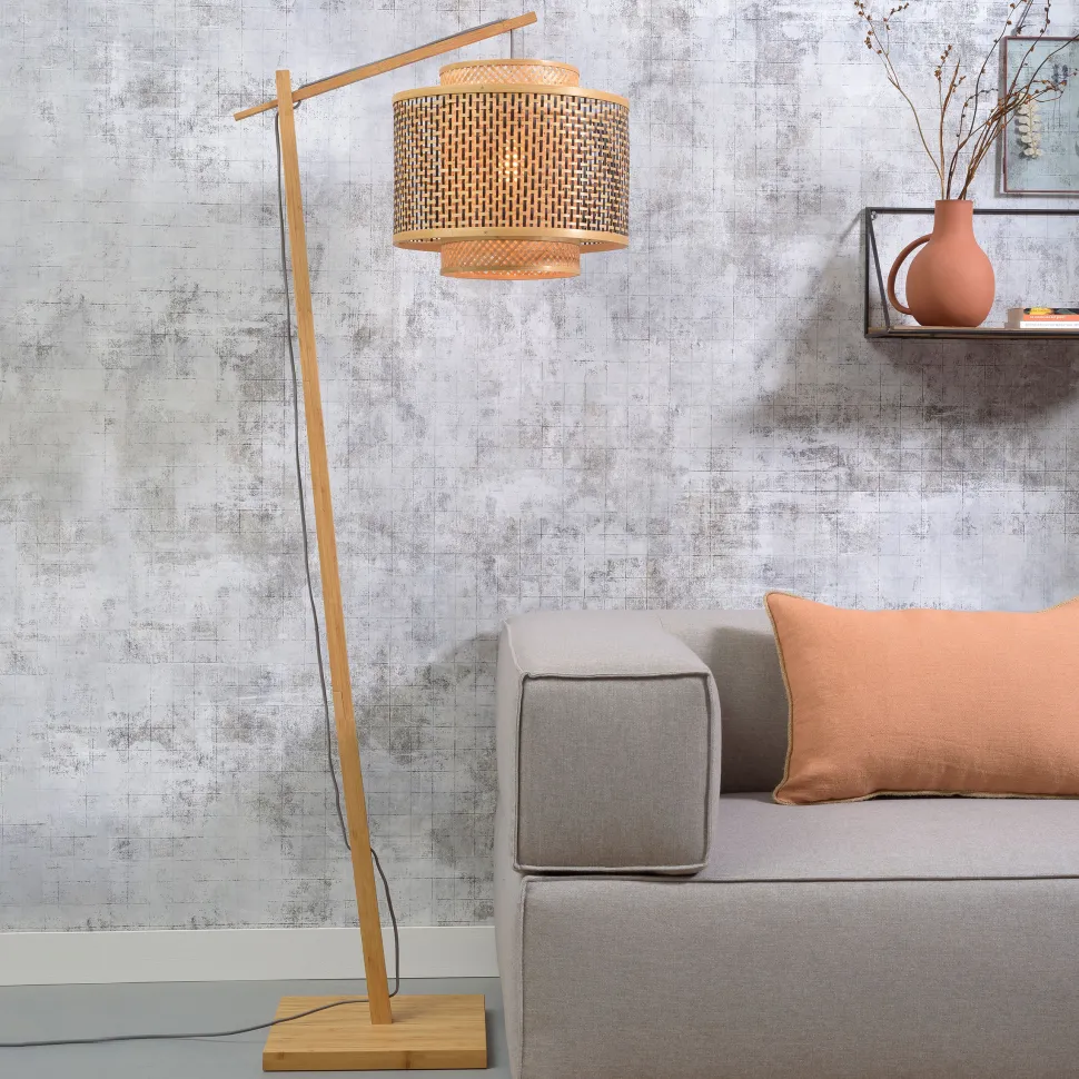 Vloerlamp Bhutan Small, Bamboe