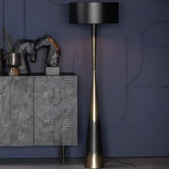 Vloerlamp Blackout Too kleur Zwart