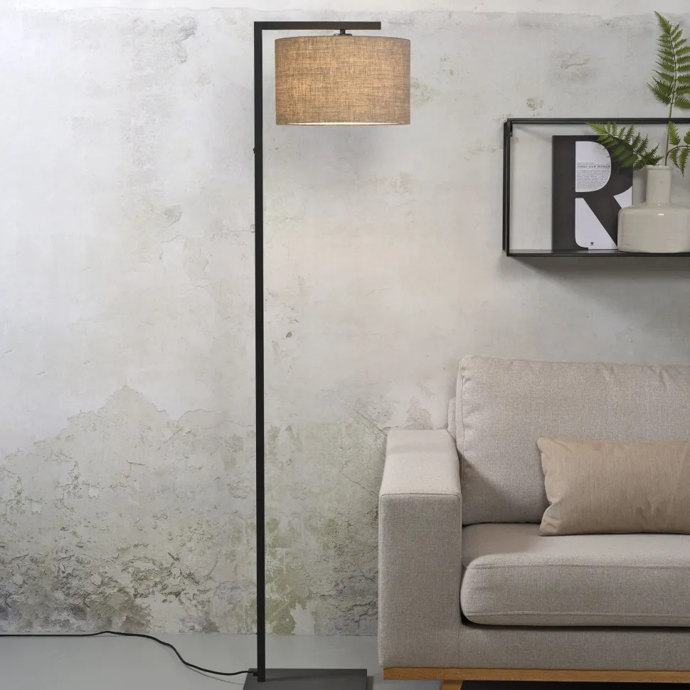 Vloerlamp Boston 160cm, kleur Zwart