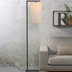 Vloerlamp Boston Langwerpig, 160cm, kleur Zwart