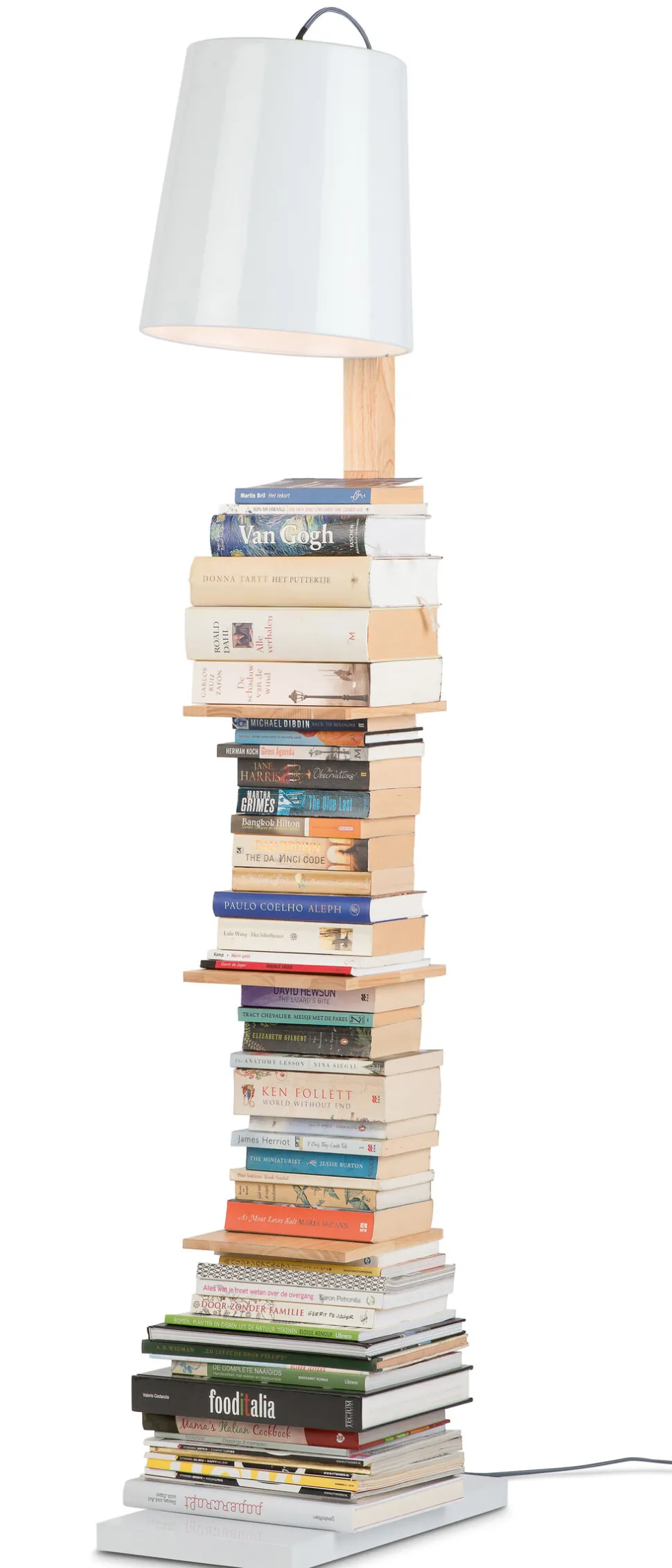 Vloerlamp Cambridge met plankjes