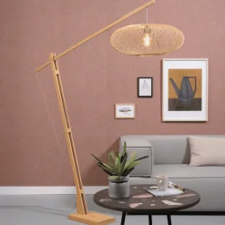 Vloerlamp Cango Bamboe, 218cm