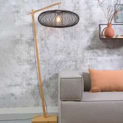 Vloerlamp Cango Bamboe, 176cm