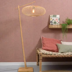 Vloerlamp Cango Bamboe, 176cm