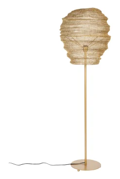 Vloerlamp Deepika, 154cm, kleur Goud