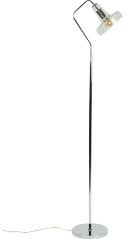 Vloerlamp Ezequiel Glas, 160cm