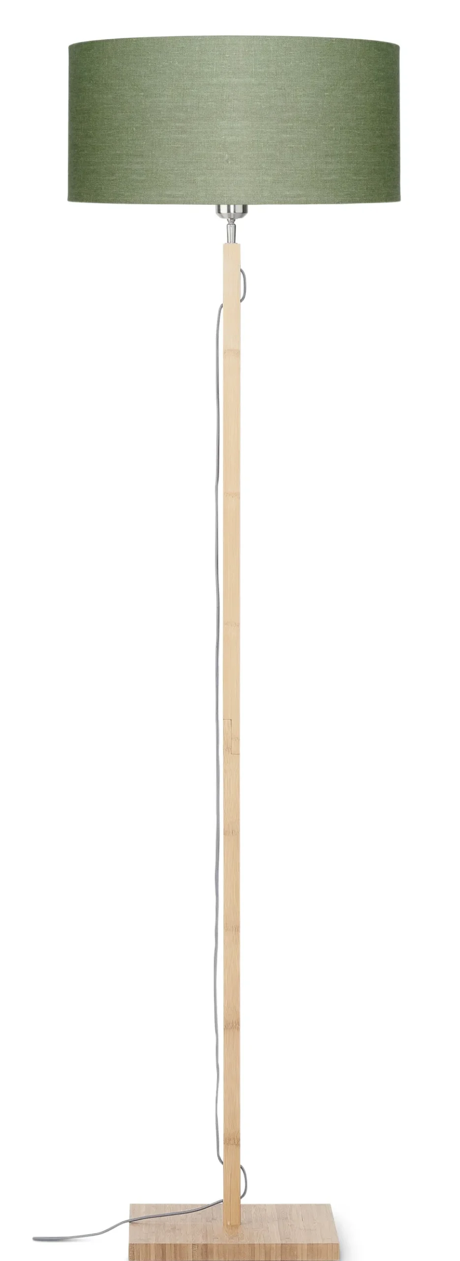 Vloerlamp Fuji Bamboe en Eco linnen