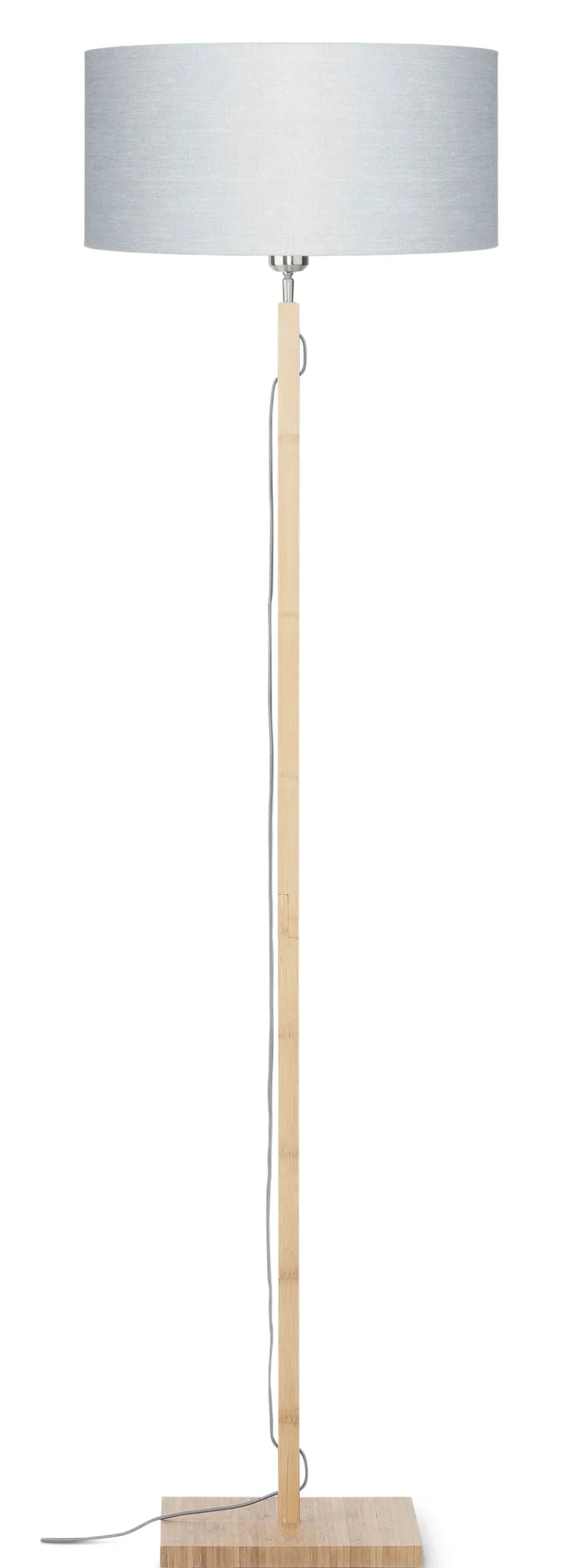 Vloerlamp Fuji Bamboe en Eco linnen