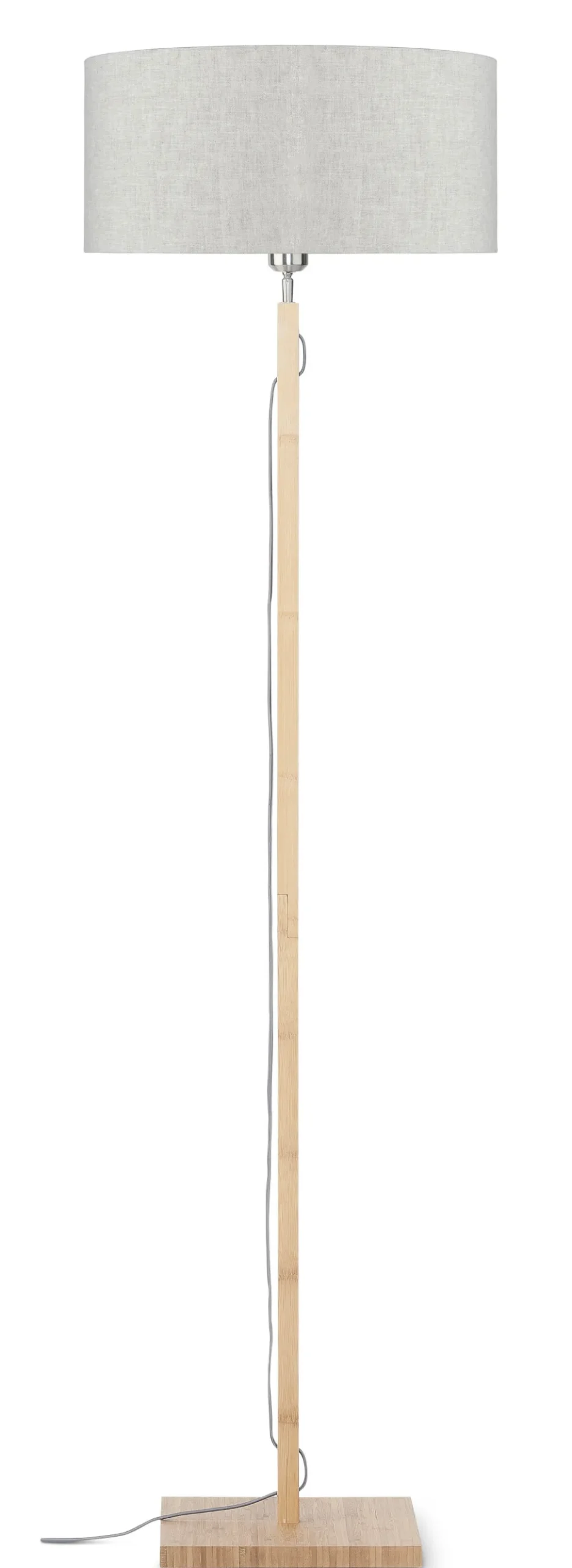 Vloerlamp Fuji Bamboe en Eco linnen