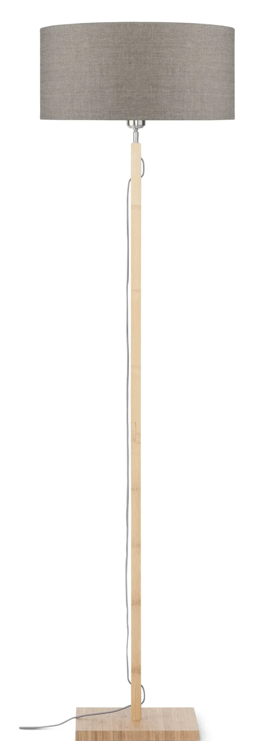 Vloerlamp Fuji Bamboe en Eco linnen