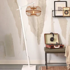 Vloerlamp Hokkaido Bamboe, 150cm