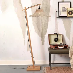 Vloerlamp Ibiza Bamboe, 150cm