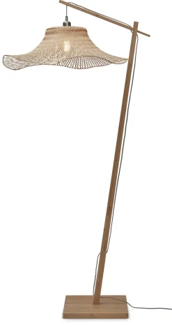 Vloerlamp Ibiza Bamboe, 176cm