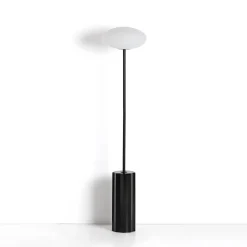 Vloerlamp Idela Glas en marmer, 120cm