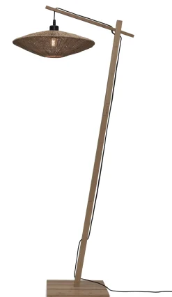 Vloerlamp Iguazu Bamboe en Jute, 150cm