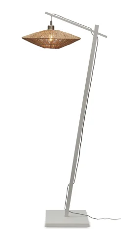 Vloerlamp Iguazu Bamboe en Jute, 150cm