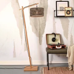 Vloerlamp Java Bamboe, 150cm