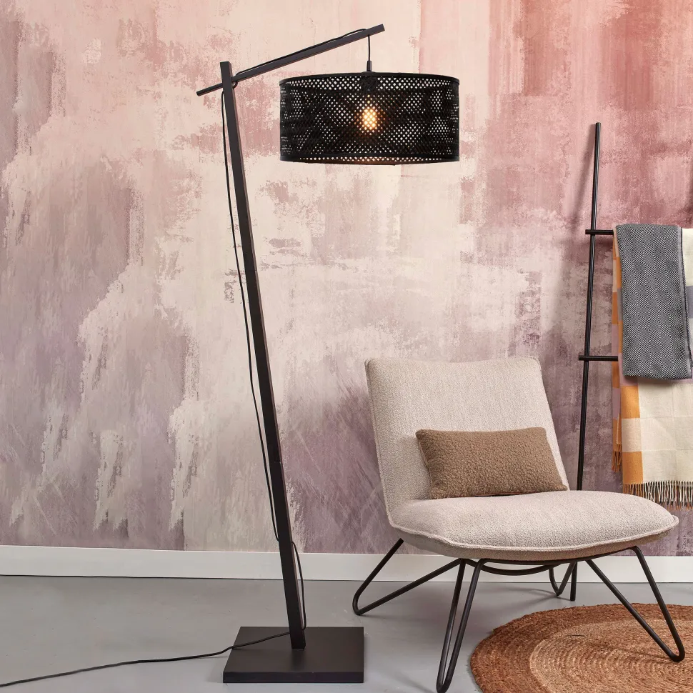 Vloerlamp Java Bamboe, 176cm