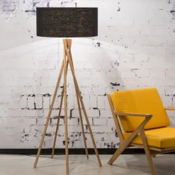 Vloerlamp Kilimanjaro Bamboe en Eco linnen