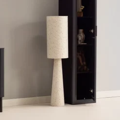 Vloerlamp Loft Bouclé met dessin, 130cm