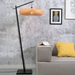 Vloerlamp Palawan Bamboe, Ø60cm