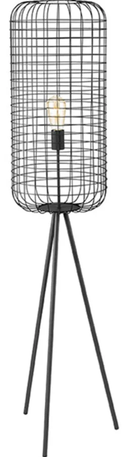 Vloerlamp Solido 146cm, kleur Zwart