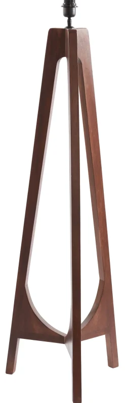 Vloerlamp Troina Mangohout, 118cm (excl. kap)