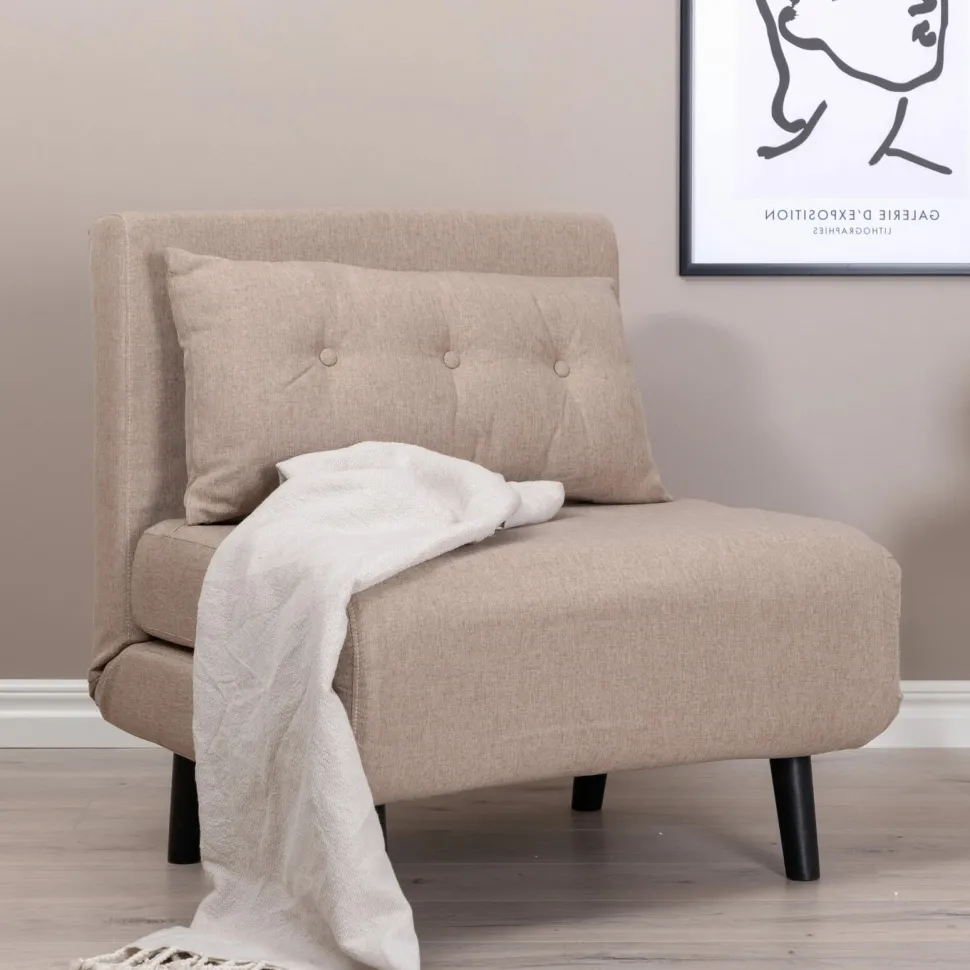 Vouwbed Gaurav Stof, 1-persoons