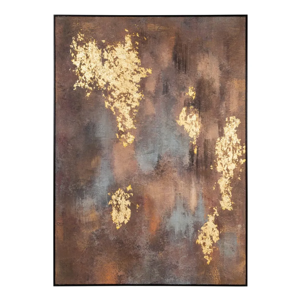 Wall Art Golden Gleam Jute, 140 x 100cm