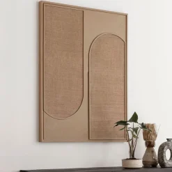 Wanddecoratie Elyn Jute, 127 x 102cm