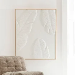 Wanddecoratie Indian Bananenblad, 127 x 102cm