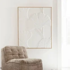 Wanddecoratie Japanese Bananenblad, 127 x 102cm