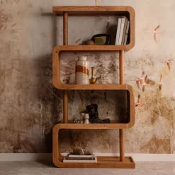 Wandkast Rattle Acaciahout, 160 x 82cm