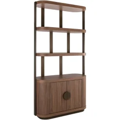 Wandkast Windsor 225 x 120cm, kleur Walnut