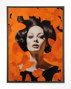 Wandkleed Abby in maat en frame naar keuze