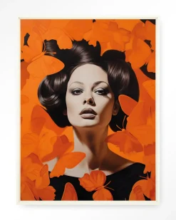 Wandkleed Abby in maat en frame naar keuze