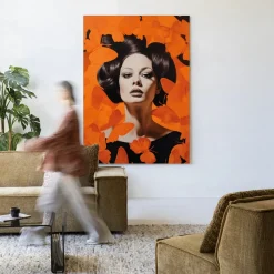 Wandkleed Abby in maat en frame naar keuze