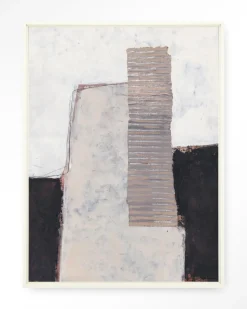 Wandkleed Abstract 1 in maat en frame naar keuze