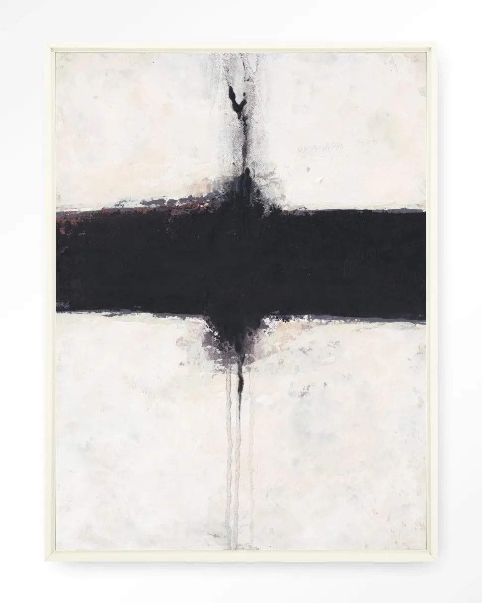 Wandkleed Abstract 3 in maat en frame naar keuze