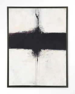 Wandkleed Abstract 3 in maat en frame naar keuze