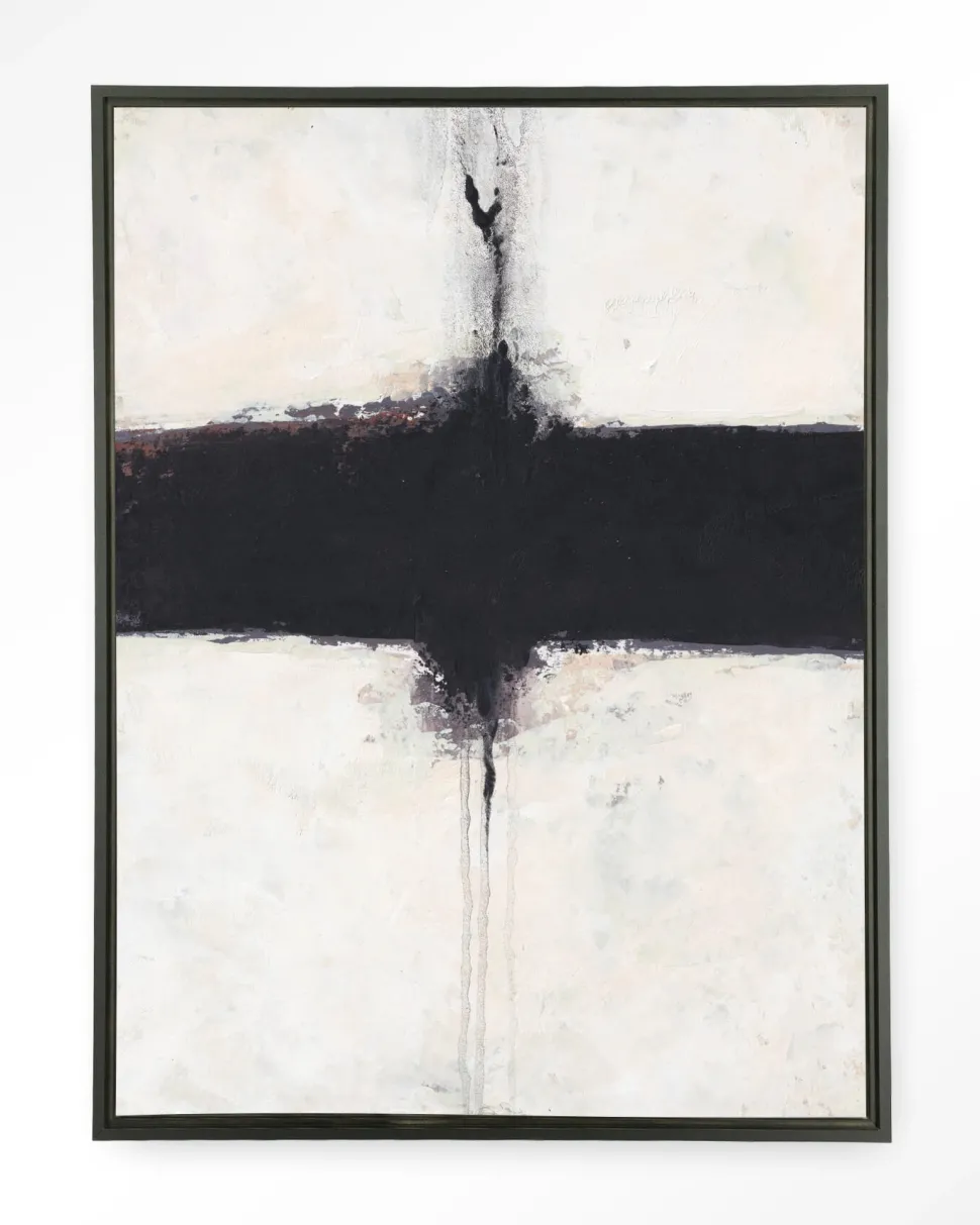 Wandkleed Abstract 3 in maat en frame naar keuze